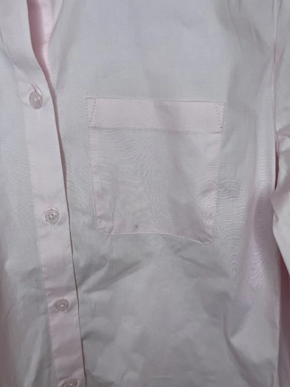 Kate Spade Pink Lemon XS  Shirt Embroidered Floral Collar Sz XS $248 DEFECT - Picture 6 of 7